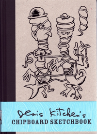 Denis Kitchen's Chipboard Sketchbook Art Book - DKP
